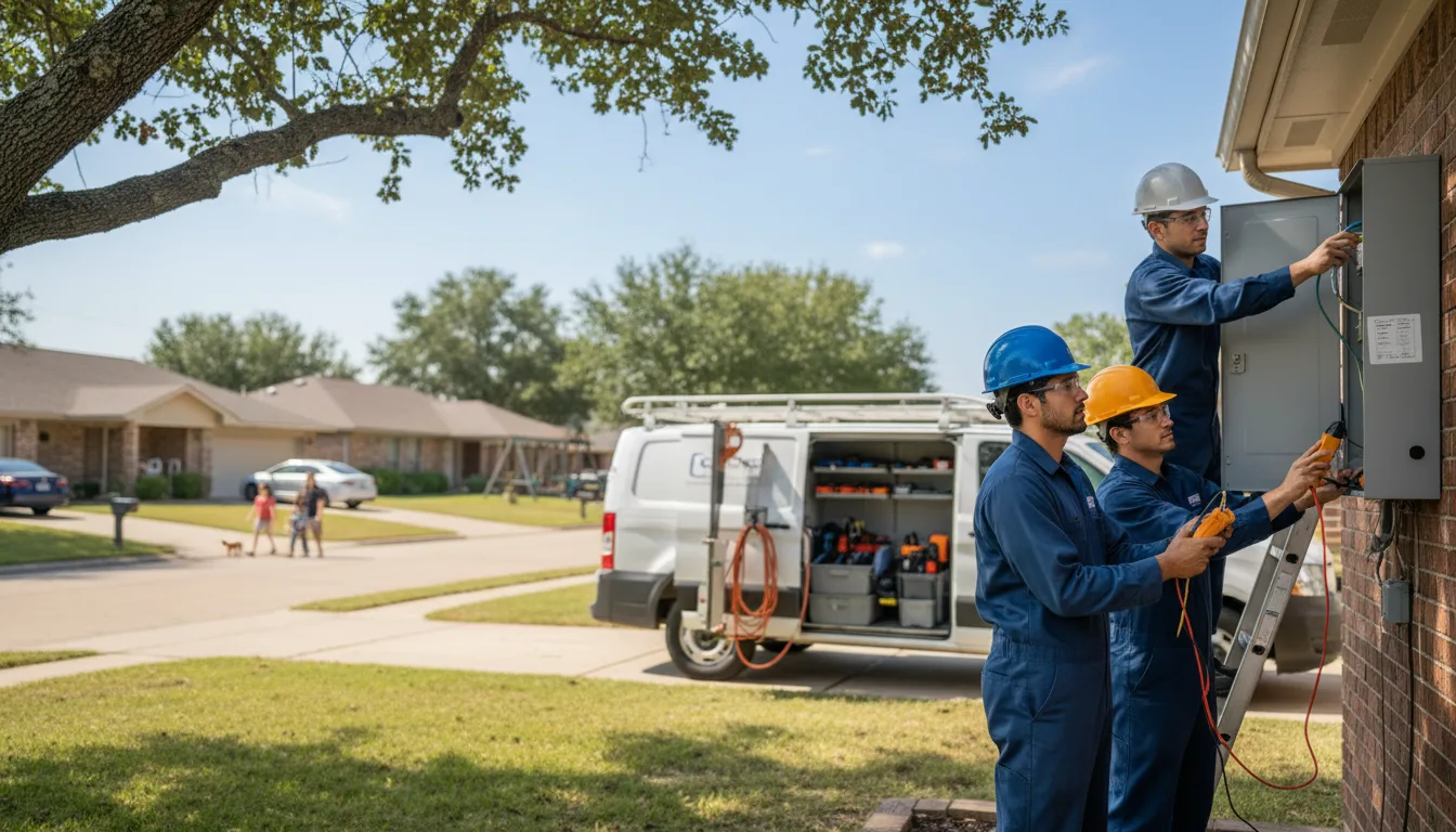Certified electrician providing emergency electrical services in Horntown, VA